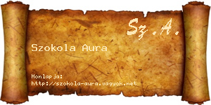 Szokola Aura névjegykártya